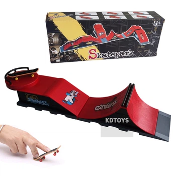 Набор фингерборд Skatepark fingerboard скейт парк пальчиковый скейт-фингерборд 2 скейта в комплекте (4568 AD)