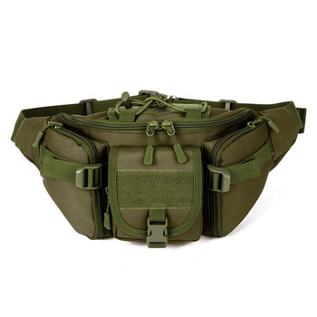 Сумка поясна тактична / Чоловіча сумка / Армійська сумка. Колір зелений