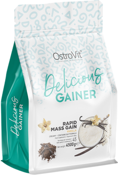 Гейнер OstroVit Delicious GAINER 4500 г Ваніль (5903933900896)