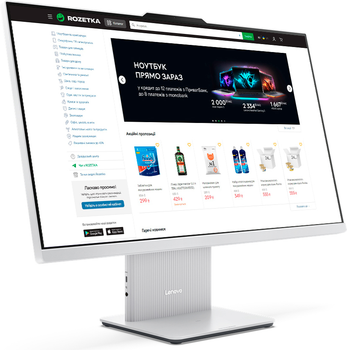 Моноблок Lenovo IdeaCentre AIO 27IRH9 (F0HM0070UO) IPS 100Hz 2K QHD / Intel Core i5-13420H / RAM 16ГБ DDR5-5200 / SSD 512ГБ M.2 PCIe NVMe / Intel UHD Graphics / Wi-Fi 6 + BT5.2