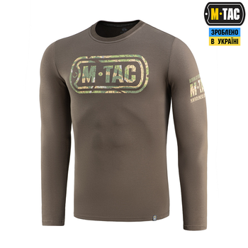 Футболка M-Tac Logo длинный рукав Dark Olive 2XL