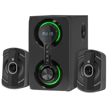 Комп'ютерні колонки 2.1 Defender Eclipse 40W Bluetooth MP3 SD USB AUX RC Black (65593)