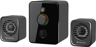 Компьютерные колонки 2.1 Defender V12 11Вт USB Black (65212)
