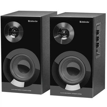 Компьютерные колонки 2.0 Defender Aurora S40 40Вт RMS MDF Bluetooth Black (65240)