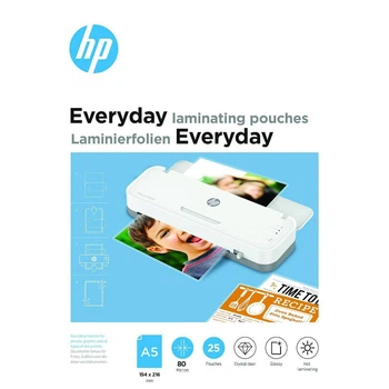 Пленка для ламинатора HP A5 80 мкм 154x216 мм 25 шт (LKMTR_802572)