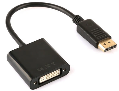 Переходник S0222 DisplayPort M-DVI F 29 20см Black