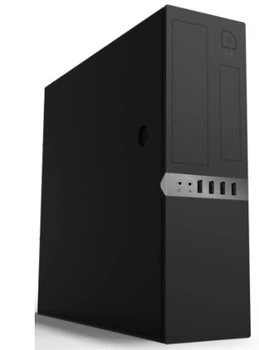 Корпус для компьютера Casecom S-503 500W-80mm 2xUSB3.0+2xUSB2.0 S-503-500 SFF mATX Black