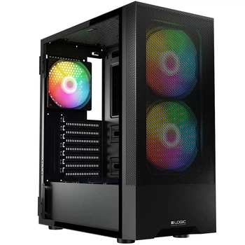 Корпус для компьютера LogicConcept ARYA MESH+GLASS ARGB ATX без БП 2x140мм + 1x120мм (EB34CBF57687)