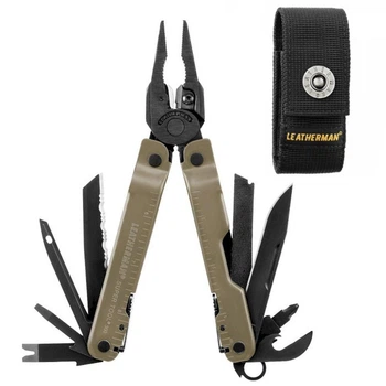 Мультитул Leatherman Super Tool 300M Black/Coyote, чехол Molle