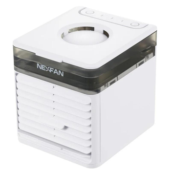 Міні-кондиціонер NexFan 7LED - працює від мережі та USB (кондиціонер, вентилятор, зволожувач - 3 в 1)