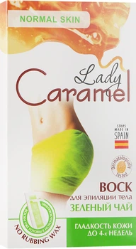 Віск для депіляції тіла зелений чай Lady Caramel Green Tea 16шт (234709-855528-2)