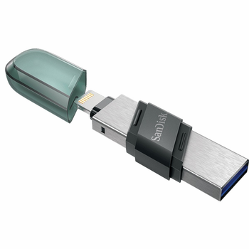 USB флеш-накопитель SanDisk USB 3.0 iXpand Go 128Gb Lightning Apple SDIX90N-128G-GN6NE
