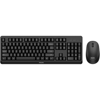 Комплект клавиатура и мышь Philips SPT6307BL/00 беспроводной 1хAA Черный