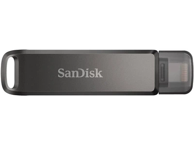 Флеш-накопитель, флешка SanDisk iXpand Luxe USB Type-С/Lightning 256GB для Apple Black (SDIX70N-256G-GN6NE)