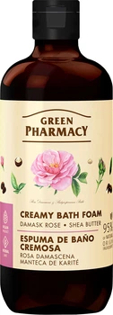 Крем-пена для ванны Green Pharmacy Дамасская роза и Масло ши 500 мл (4823015945632)