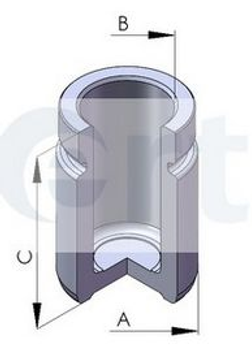 Ремкомплект тормозного поршня суппорта ERT (150524-C) ert (150524C)