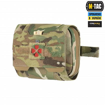 Тактический M-Tac подсумок медицинский горизонтальный Large Elite Multicam мультикам