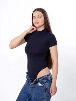Боди-футболка женская Носи своє 8082-036-1 46 Синяя (p-10894-156986)