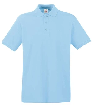 Футболка поло мужская Fruit of the Loom Premium polo S Светло-голубой (0632180YTS)