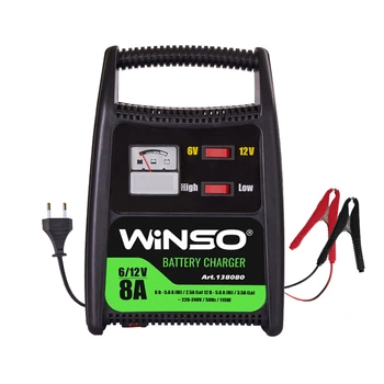 Зарядное устройство для свинцово-кислотных АКБ портативное Winso 6/12V, 8A (L-IDO_N33S)