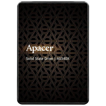 Твердотільний накопичувач SSD Apacer AS340X 120GB 2.5" 7mm SATAIII 3D NAND Read/Write: 550/520 MB/sec (AP120GAS340XC-1)