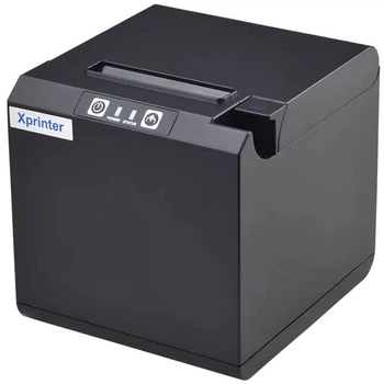 Термопринтер принтер чеков Xprinter XP-58IIK термопечать 90 мм/с лента 58 мм USB Black