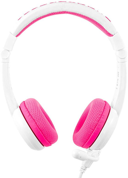 Słuchawki BuddyPhones School+ przewodowe dla dzieci Pink (BP-SCHOOLP-PINK)