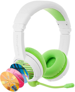 Навушники BuddyPhones School+ для дітей Green (BT-BP-SCHOOLP-GREEN)