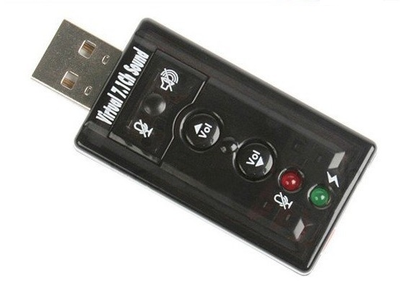 Звуковая карта B00650 USB Virtual 7.1 Channel RTL Black