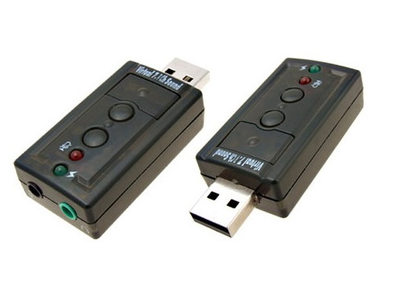 Звуковая карта B00650 USB Virtual 7.1 Channel RTL Black