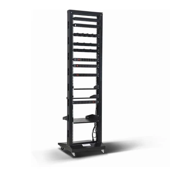 Подвійна серверна стійка Kingda KD-202-6642 19" high 42U до 250кг Black