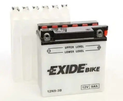 Аккумулятор 9Ah-12v Exide (12N9-3B) (135х75х139) R, EN85