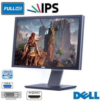 Монитор Dell Ultrasharp U2410f | 24 Дюйма | 1920x1200 Full HD |H-IPS | VGA, DVI, DisplayPort, HDMI | Б/У