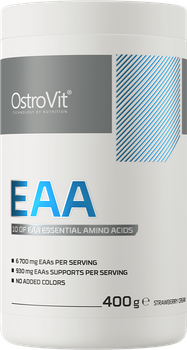 Aminokwasy OstroVit EAA 400 g Krem truskawkowy (5903246224894)