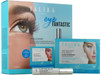 Zestaw do pielęgnacji twarzy Talika Lipocils Expert Lote Serum na wzrost i pigmentację rzęs 3.8 ml + Wygładzająca maska ​​pod oczy z probiotykami (3139439755001)