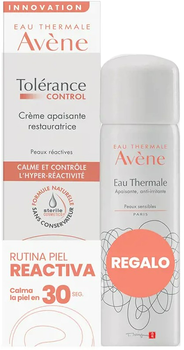 Zestaw do pielęgnacji twarzy Avene Tolerance Control Krem do twarzy 40 ml + Woda termalna do twarzy 50 ml (3282779382892)