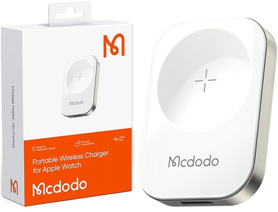 Bezprzewodowa ładowarka McDodo dla Apple Watch White (6921002620604)