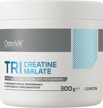Kreatyna OstroVit Tri-Creatine Malate 300 g Cytryna (5902232611564)