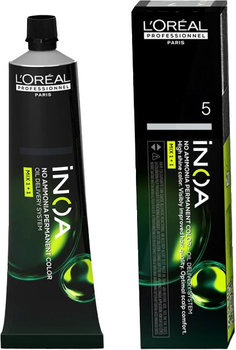 Фарба для волосся L’Oreal Professionnel Paris Inoa Permanent Colour 5 без аміаку 60 г (3474637134419)