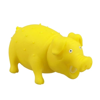 Игрушка для собак Свинка Свинья со Звуком Хрюкающая Большая 22см