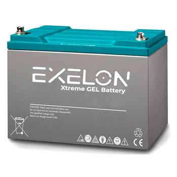 Аккумуляторная батарея EXELON 100-12 GEL 12V 100 Ah (330 x 173 x 232), 30.4 kg White Q1/48
