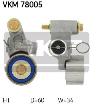 Натяжний ролик ременя ГРМ SKF VKM78005 Subaru Forester, Impreza, Legacy, Outback 13033AA001, 13033AA002, 13033AA040