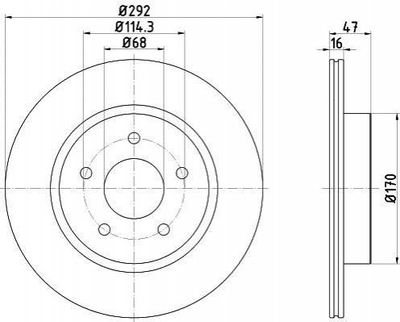 Тормозные диски TEXTAR 92278103 Nissan X-Trail 432064CE0A, D32064CE0A, D32064CE0AVA