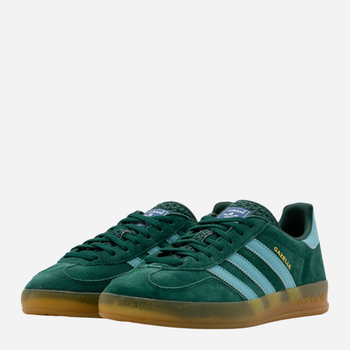 Tenisówki męskie do kostki adidas Originals Gazelle Indoor IG9979 44 Ciemnozielone (4066751278842)