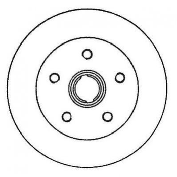 Тормозные диски Jurid 561982JC Audi A4 8D0615601B, 8D0615301B