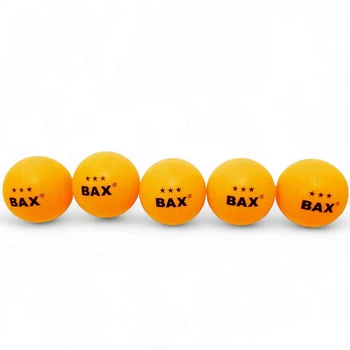 Мяч для настольного тенниса BAX 3* ORANGE 5 шт