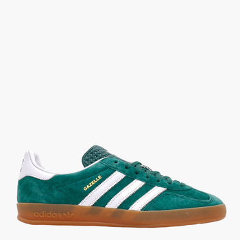 Sneakersy męskie do kostki adidas Originals Gazelle Indoor IG1596 44.5 Zielone (4066764312618)