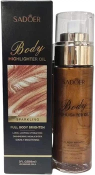 Шимер для тіла Sadoer Body Highlighter Oil №03 bronze 85 мл (6976504681332)