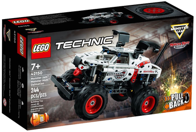 Zestaw klocków LEGO Technic Monster Jam Monster Mutt Dalmatian 244 elementy (42150) (955555903698429) - Outlet