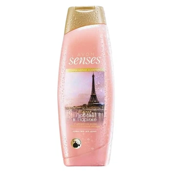 Крем гель для душа Нежная любовь в Париже Avon Senses Romantic L`amour Lamour 250 мл